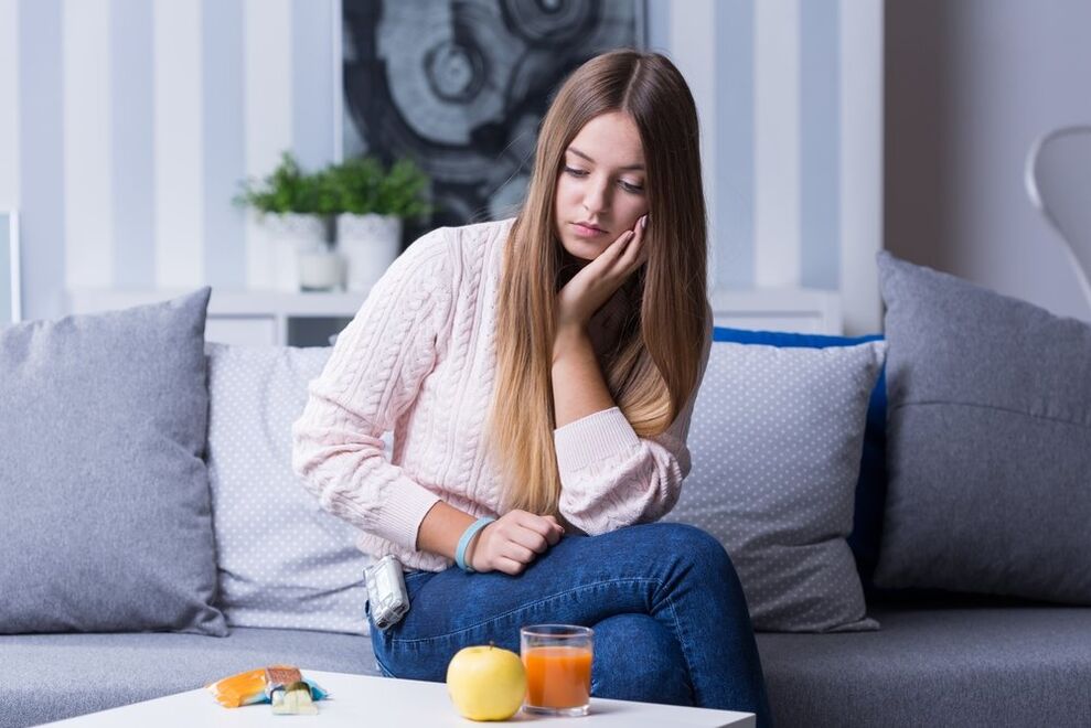 Mädchen mit Diabetes
